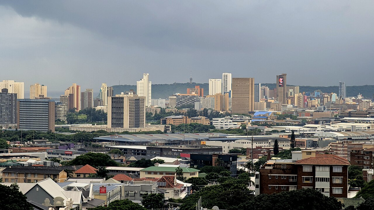 Durban KwaZulu-Natal - postal code 3611, city view