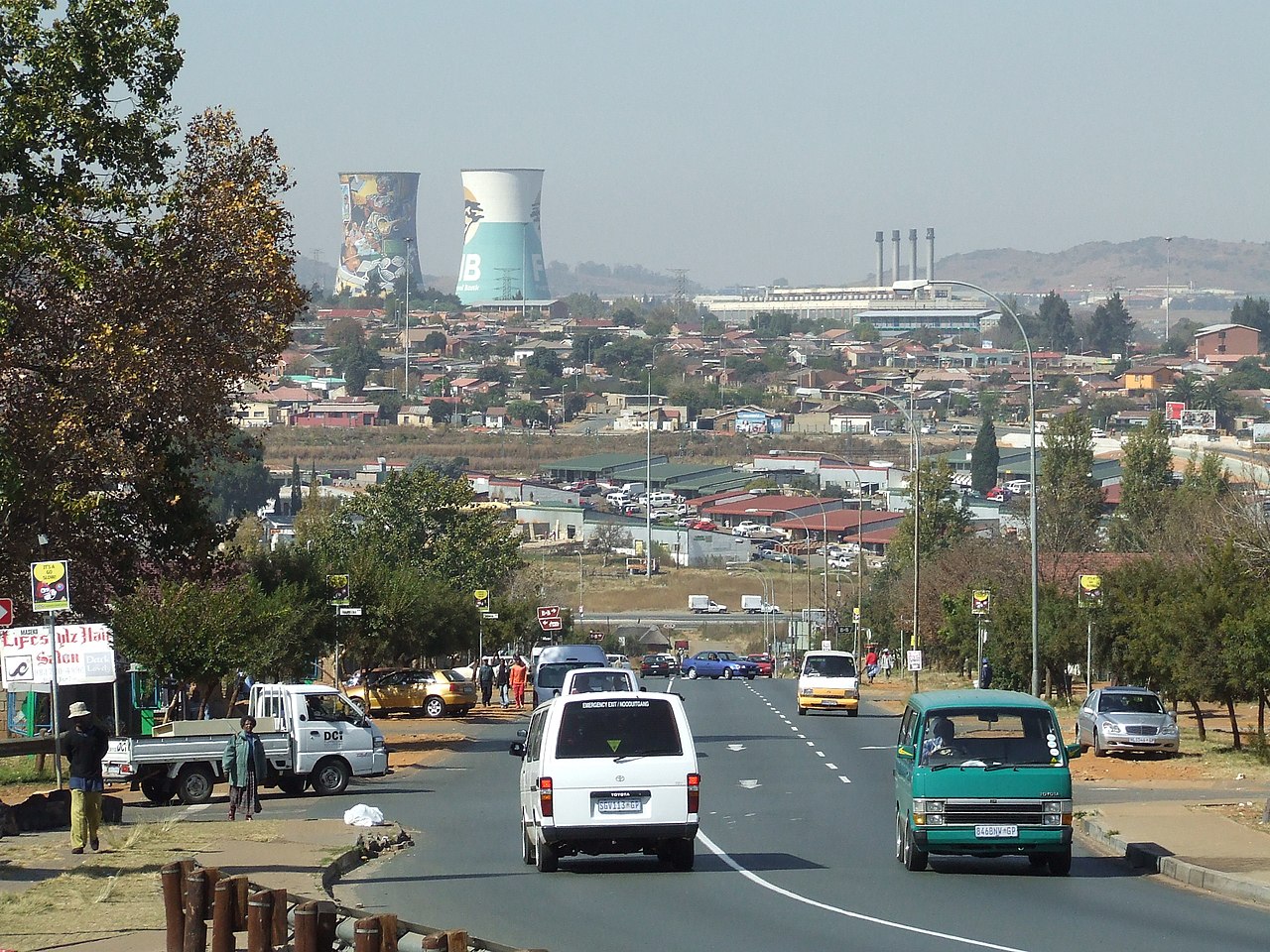 Soweto Gauteng - postal code 1803, city view